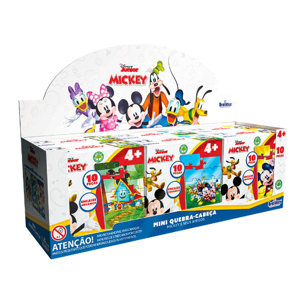 Mini Quebra-Cabeça Mickey · Brasilflex